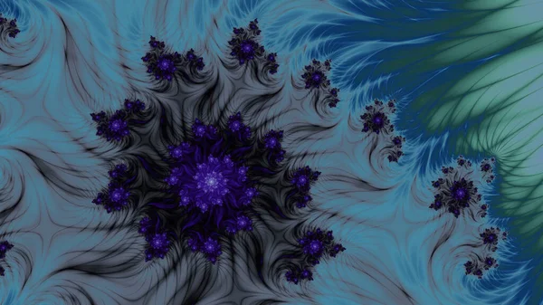 Soyut Bilgisayar Fraktal Tasarımı. Fraktal hiç bitmeyen bir desen. Fraktallar, farklı ölçeklerde kendine benzeyen sonsuz derecede karmaşık kalıplardır.