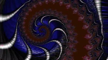 Soyut Bilgisayar Fraktal Tasarımı. Fraktal hiç bitmeyen bir desen. Fraktallar, farklı ölçeklerde kendine benzeyen sonsuz derecede karmaşık kalıplardır.