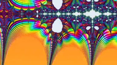 Soyut Bilgisayar Fraktal Tasarımı. Fraktal hiç bitmeyen bir desen. Fraktallar, farklı ölçeklerde kendine benzeyen sonsuz derecede karmaşık kalıplardır.