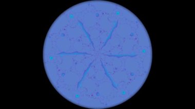 Soyut Bilgisayar Fraktal Tasarımı. Fraktal hiç bitmeyen bir desen. Fraktallar, farklı ölçeklerde kendine benzeyen sonsuz derecede karmaşık kalıplardır.