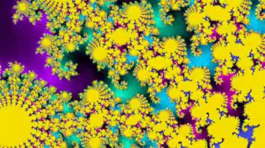 Soyut Bilgisayar Fraktal Tasarımı. Fraktal hiç bitmeyen bir desen. Fraktallar, farklı ölçeklerde kendine benzeyen sonsuz derecede karmaşık kalıplardır.