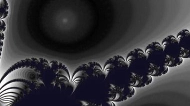 Soyut Bilgisayar Fraktal Tasarımı. Fraktal hiç bitmeyen bir desen. Fraktallar, farklı ölçeklerde kendine benzeyen sonsuz derecede karmaşık kalıplardır.