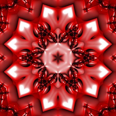 Soyut Bilgisayar Fraktal Tasarımı. Fraktal hiç bitmeyen bir desen. Fraktallar, farklı ölçeklerde kendine benzeyen sonsuz derecede karmaşık kalıplardır.