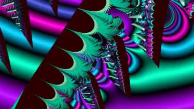 Soyut Bilgisayar Fraktal Tasarımı. Fraktal hiç bitmeyen bir desen. Fraktallar, farklı ölçeklerde kendine benzeyen sonsuz derecede karmaşık kalıplardır.