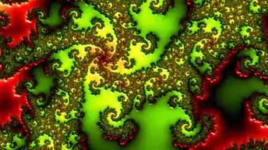 Soyut Bilgisayar Fraktal Tasarımı. Fraktal hiç bitmeyen bir desen. Fraktallar, farklı ölçeklerde kendine benzeyen sonsuz derecede karmaşık kalıplardır.