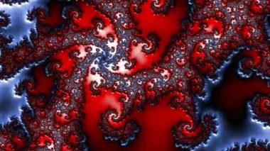 Soyut Bilgisayar Fraktal Tasarımı. Fraktal hiç bitmeyen bir desen. Fraktallar, farklı ölçeklerde kendine benzeyen sonsuz derecede karmaşık kalıplardır.