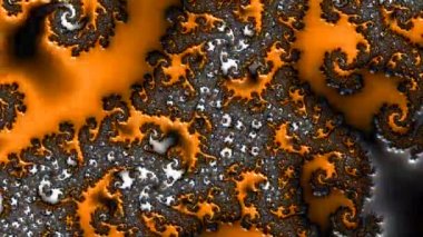 Soyut Bilgisayar Fraktal Tasarımı. Fraktal hiç bitmeyen bir desen. Fraktallar, farklı ölçeklerde kendine benzeyen sonsuz derecede karmaşık kalıplardır.