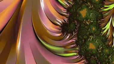 Soyut Bilgisayar Fraktal Tasarımı. Fraktal hiç bitmeyen bir desen. Fraktallar, farklı ölçeklerde kendine benzeyen sonsuz derecede karmaşık kalıplardır.