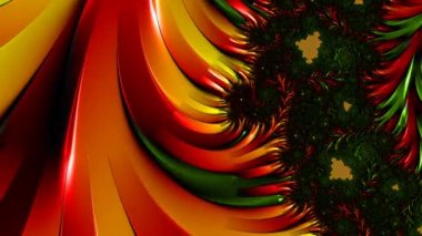 Soyut Bilgisayar Fraktal Tasarımı. Fraktal hiç bitmeyen bir desen. Fraktallar, farklı ölçeklerde kendine benzeyen sonsuz derecede karmaşık kalıplardır.