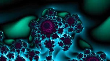 Soyut Bilgisayar Fraktal Tasarımı. Fraktal hiç bitmeyen bir desen. Fraktallar, farklı ölçeklerde kendine benzeyen sonsuz derecede karmaşık kalıplardır.