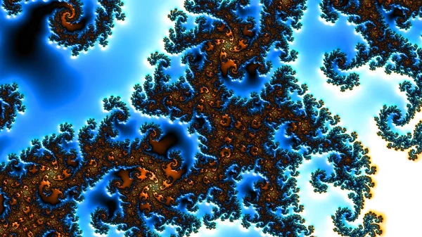 Soyut Bilgisayar Fraktal Tasarımı. Fraktal hiç bitmeyen bir desen. Fraktallar, farklı ölçeklerde kendine benzeyen sonsuz derecede karmaşık kalıplardır.