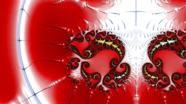 Soyut Bilgisayar Fraktal Tasarımı. Fraktal hiç bitmeyen bir desen. Fraktallar, farklı ölçeklerde kendine benzeyen sonsuz derecede karmaşık kalıplardır.