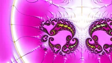 Soyut Bilgisayar Fraktal Tasarımı. Fraktal hiç bitmeyen bir desen. Fraktallar, farklı ölçeklerde kendine benzeyen sonsuz derecede karmaşık kalıplardır.