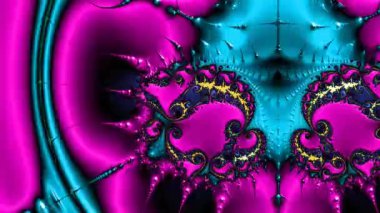 Soyut Bilgisayar Fraktal Tasarımı. Fraktal hiç bitmeyen bir desen. Fraktallar, farklı ölçeklerde kendine benzeyen sonsuz derecede karmaşık kalıplardır.