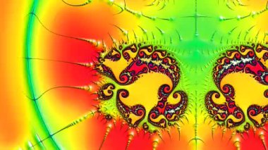 Soyut Bilgisayar Fraktal Tasarımı. Fraktal hiç bitmeyen bir desen. Fraktallar, farklı ölçeklerde kendine benzeyen sonsuz derecede karmaşık kalıplardır.