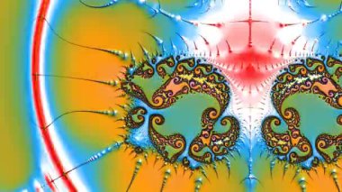 Soyut Bilgisayar Fraktal Tasarımı. Fraktal hiç bitmeyen bir desen. Fraktallar, farklı ölçeklerde kendine benzeyen sonsuz derecede karmaşık kalıplardır.