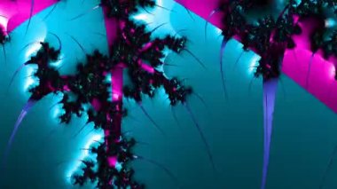 Soyut Bilgisayar Fraktal Tasarımı. Fraktal hiç bitmeyen bir desen. Fraktallar, farklı ölçeklerde kendine benzeyen sonsuz derecede karmaşık kalıplardır.