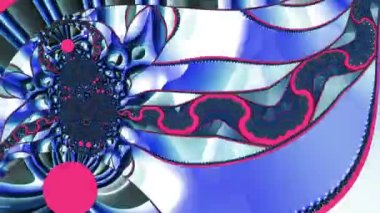 Soyut Bilgisayar Fraktal Tasarımı. Fraktal hiç bitmeyen bir desen. Fraktallar, farklı ölçeklerde kendine benzeyen sonsuz derecede karmaşık kalıplardır.