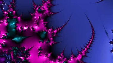 Soyut Bilgisayar Fraktal Tasarımı. Fraktal hiç bitmeyen bir desen. Fraktallar, farklı ölçeklerde kendine benzeyen sonsuz derecede karmaşık kalıplardır.