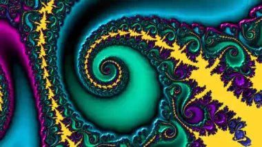 Soyut Bilgisayar Fraktal Tasarımı. Fraktal hiç bitmeyen bir desen. Fraktallar, farklı ölçeklerde kendine benzeyen sonsuz derecede karmaşık kalıplardır.