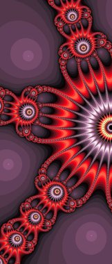 Soyut Bilgisayar Fraktal Tasarımı. Fraktal hiç bitmeyen bir desen. Fraktallar, farklı ölçeklerde kendine benzeyen sonsuz derecede karmaşık kalıplardır.