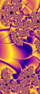 Soyut Bilgisayar Fraktal Tasarımı. Fraktal hiç bitmeyen bir desen. Fraktallar, farklı ölçeklerde kendine benzeyen sonsuz derecede karmaşık kalıplardır.