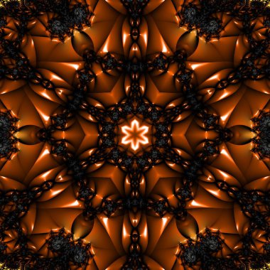 Soyut Bilgisayar Fraktal Tasarımı. Fraktal hiç bitmeyen bir desen. Fraktallar, farklı ölçeklerde kendine benzeyen sonsuz derecede karmaşık kalıplardır.