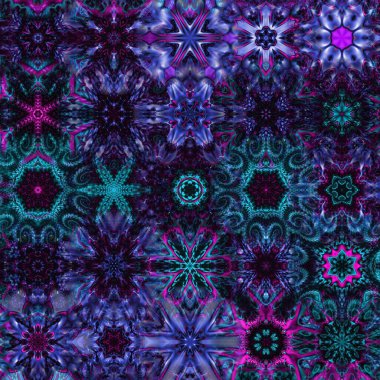 Soyut Bilgisayar Fraktal Tasarımı. Fraktal hiç bitmeyen bir desen. Fraktallar, farklı ölçeklerde kendine benzeyen sonsuz derecede karmaşık kalıplardır.