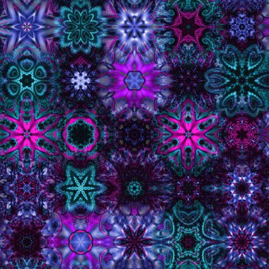 Soyut Bilgisayar Fraktal Tasarımı. Fraktal hiç bitmeyen bir desen. Fraktallar, farklı ölçeklerde kendine benzeyen sonsuz derecede karmaşık kalıplardır.