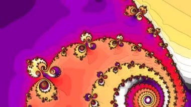 Soyut Bilgisayar Fraktal Tasarımı. Fraktal hiç bitmeyen bir desen. Fraktallar, farklı ölçeklerde kendine benzeyen sonsuz derecede karmaşık kalıplardır.