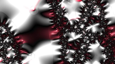 Soyut Bilgisayar Fraktal Tasarımı. Fraktal hiç bitmeyen bir desen. Fraktallar, farklı ölçeklerde kendine benzeyen sonsuz derecede karmaşık kalıplardır.