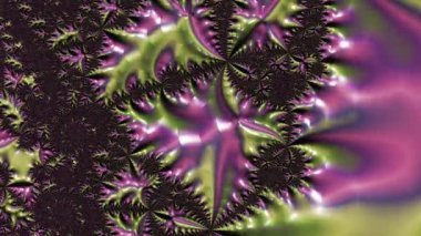 Soyut Bilgisayar Fraktal Tasarımı. Fraktal hiç bitmeyen bir desen. Fraktallar, farklı ölçeklerde kendine benzeyen sonsuz derecede karmaşık kalıplardır.