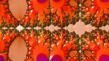 Soyut Bilgisayar Fraktal Tasarımı. Fraktal hiç bitmeyen bir desen. Fraktallar, farklı ölçeklerde kendine benzeyen sonsuz derecede karmaşık kalıplardır.