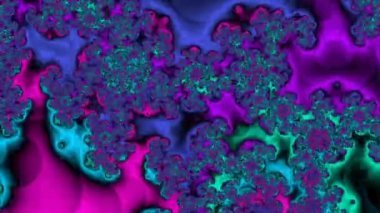 Soyut Bilgisayar Fraktal Tasarımı. Fraktal hiç bitmeyen bir desen. Fraktallar, farklı ölçeklerde kendine benzeyen sonsuz derecede karmaşık kalıplardır.