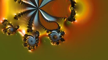 Soyut Bilgisayar Fraktal Tasarımı. Fraktal hiç bitmeyen bir desen. Fraktallar, farklı ölçeklerde kendine benzeyen sonsuz derecede karmaşık kalıplardır.