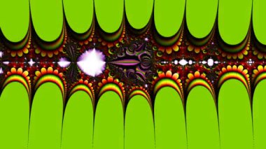 Soyut Bilgisayar Fraktal Tasarımı. Fraktal hiç bitmeyen bir desen. Fraktallar, farklı ölçeklerde kendine benzeyen sonsuz derecede karmaşık kalıplardır.