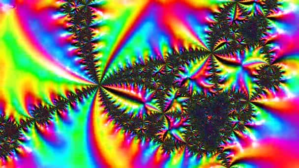 Abstract Computer Generated Fractal Design Fractal Never Ending Pattern Fractals — Stock Video