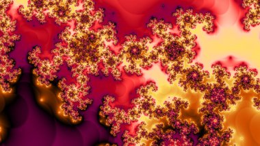 Soyut Bilgisayar Fraktal Tasarımı. Fraktal hiç bitmeyen bir desen. Fraktallar, farklı ölçeklerde kendine benzeyen sonsuz derecede karmaşık kalıplardır.