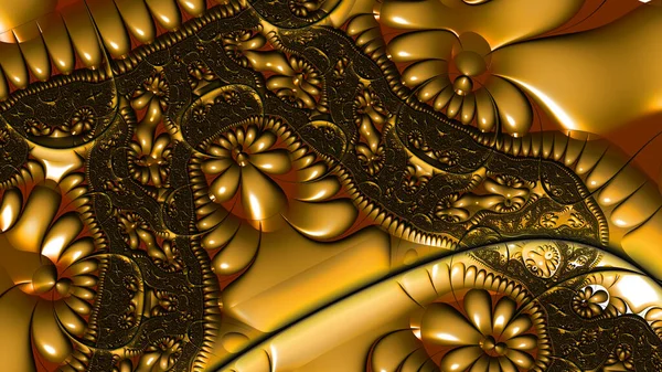 Soyut Bilgisayar Fraktal Tasarımı. Fraktal hiç bitmeyen bir desen. Fraktallar, farklı ölçeklerde kendine benzeyen sonsuz derecede karmaşık kalıplardır.