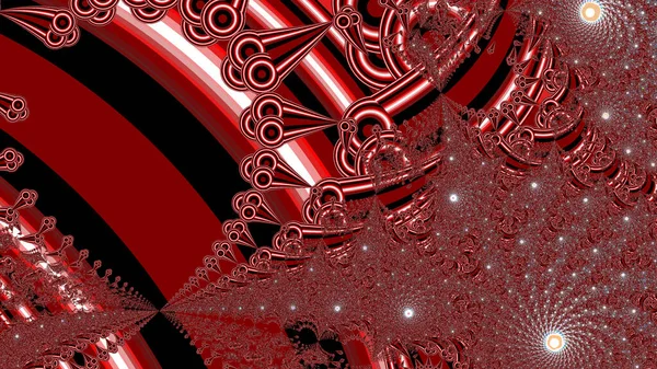 Abstract Computer Generated Fractal Design Fractal Never Ending Pattern Fractals — Stock Photo, Image