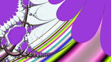 Soyut Bilgisayar Fraktal Tasarımı. Fraktal hiç bitmeyen bir desen. Fraktallar, farklı ölçeklerde kendine benzeyen sonsuz derecede karmaşık kalıplardır.