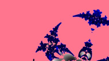 Soyut Bilgisayar Fraktal Tasarımı. Fraktal hiç bitmeyen bir desen. Fraktallar, farklı ölçeklerde kendine benzeyen sonsuz derecede karmaşık kalıplardır.