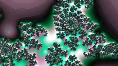 Soyut Bilgisayar Fraktal Tasarımı. Fraktal hiç bitmeyen bir desen. Fraktallar, farklı ölçeklerde kendine benzeyen sonsuz derecede karmaşık kalıplardır.