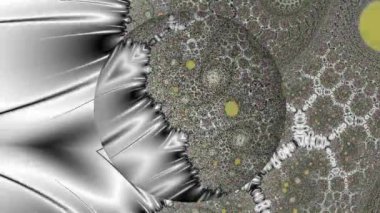 Soyut Bilgisayar Fraktal Tasarımı. Fraktal hiç bitmeyen bir desen. Fraktallar, farklı ölçeklerde kendine benzeyen sonsuz derecede karmaşık kalıplardır.