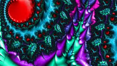 Soyut Bilgisayar Fraktal Tasarımı. Fraktal hiç bitmeyen bir desen. Fraktallar, farklı ölçeklerde kendine benzeyen sonsuz derecede karmaşık kalıplardır.