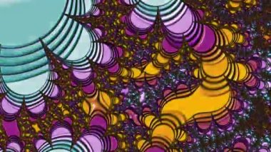 Soyut Bilgisayar Fraktal Tasarımı. Fraktal hiç bitmeyen bir desen. Fraktallar, farklı ölçeklerde kendine benzeyen sonsuz derecede karmaşık kalıplardır.