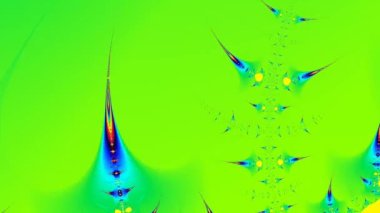 Soyut Bilgisayar Fraktal Tasarımı. Fraktal hiç bitmeyen bir desen. Fraktallar, farklı ölçeklerde kendine benzeyen sonsuz derecede karmaşık kalıplardır.