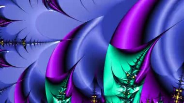 Soyut Bilgisayar Fraktal Tasarımı. Fraktal hiç bitmeyen bir desen. Fraktallar, farklı ölçeklerde kendine benzeyen sonsuz derecede karmaşık kalıplardır.