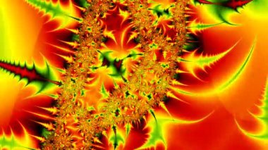 Soyut Bilgisayar Fraktal Tasarımı. Fraktal hiç bitmeyen bir desen. Fraktallar, farklı ölçeklerde kendine benzeyen sonsuz derecede karmaşık kalıplardır.