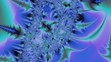 Soyut Bilgisayar Fraktal Tasarımı. Fraktal hiç bitmeyen bir desen. Fraktallar, farklı ölçeklerde kendine benzeyen sonsuz derecede karmaşık kalıplardır.